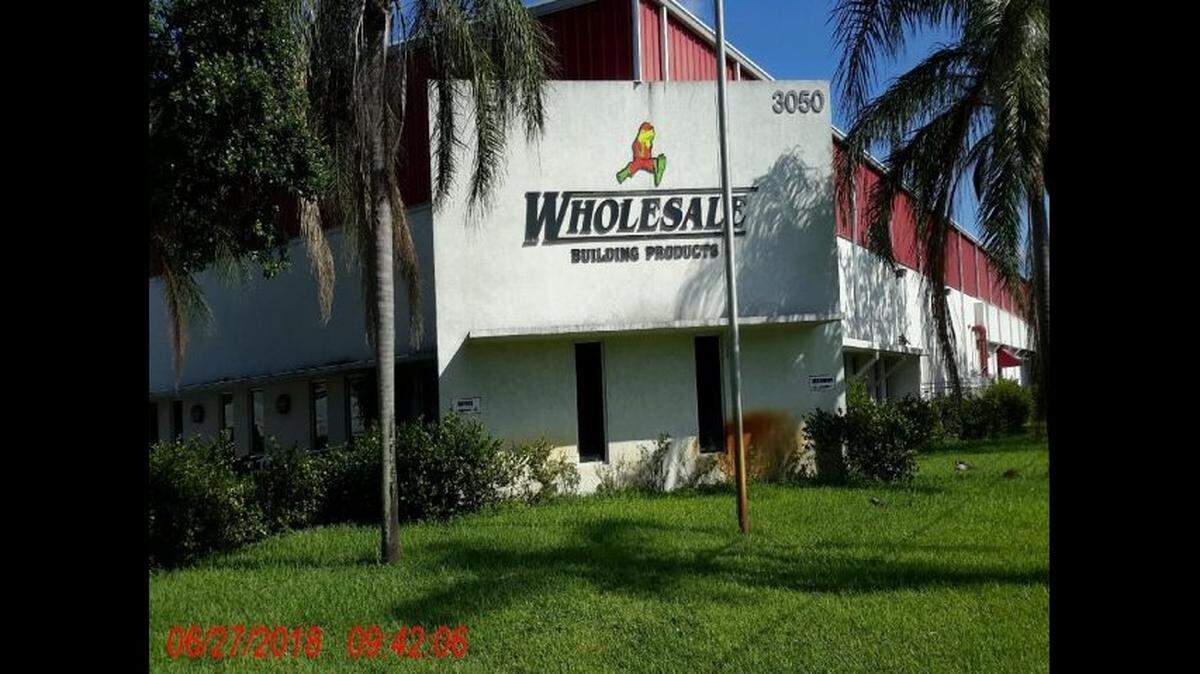 Wholesale Building Products and Colt Truck Care both operate out of 3050 N. 29th Ct. in Hollywood.