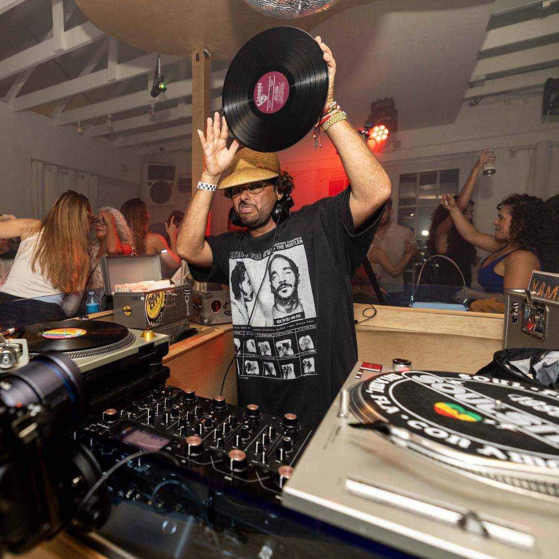 DJ Safe Stadick performs at ZeyZey on Thursday, July 24, 2025, in Miami, Fla.