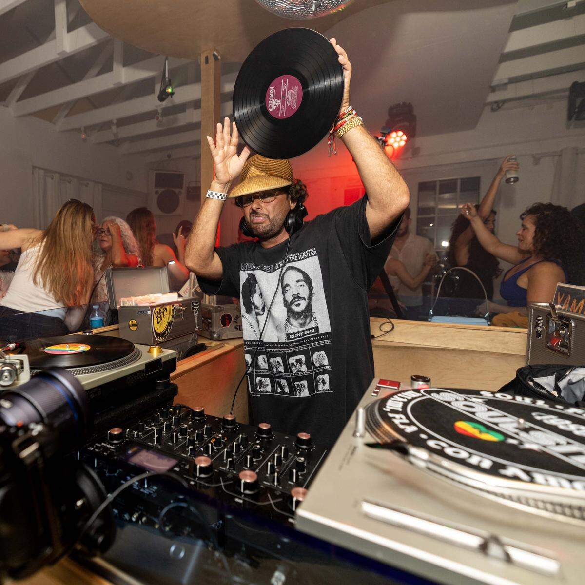 DJ Safe Stadick performs at ZeyZey on Thursday, July 24, 2025, in Miami, Fla.