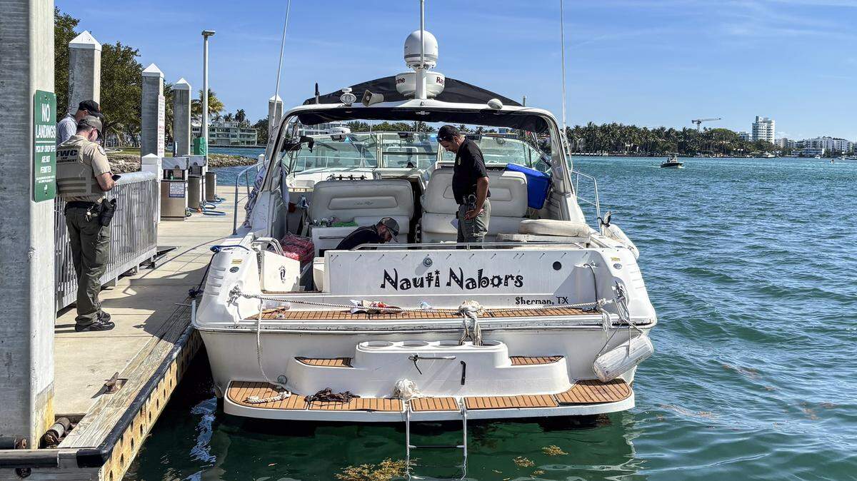 Eleven people were hospitalized in a possible boat explosion near Haulover Sandbar. Law enforcement officers were on the scene at Haulover Marina on Saturday, May 9, 2026.