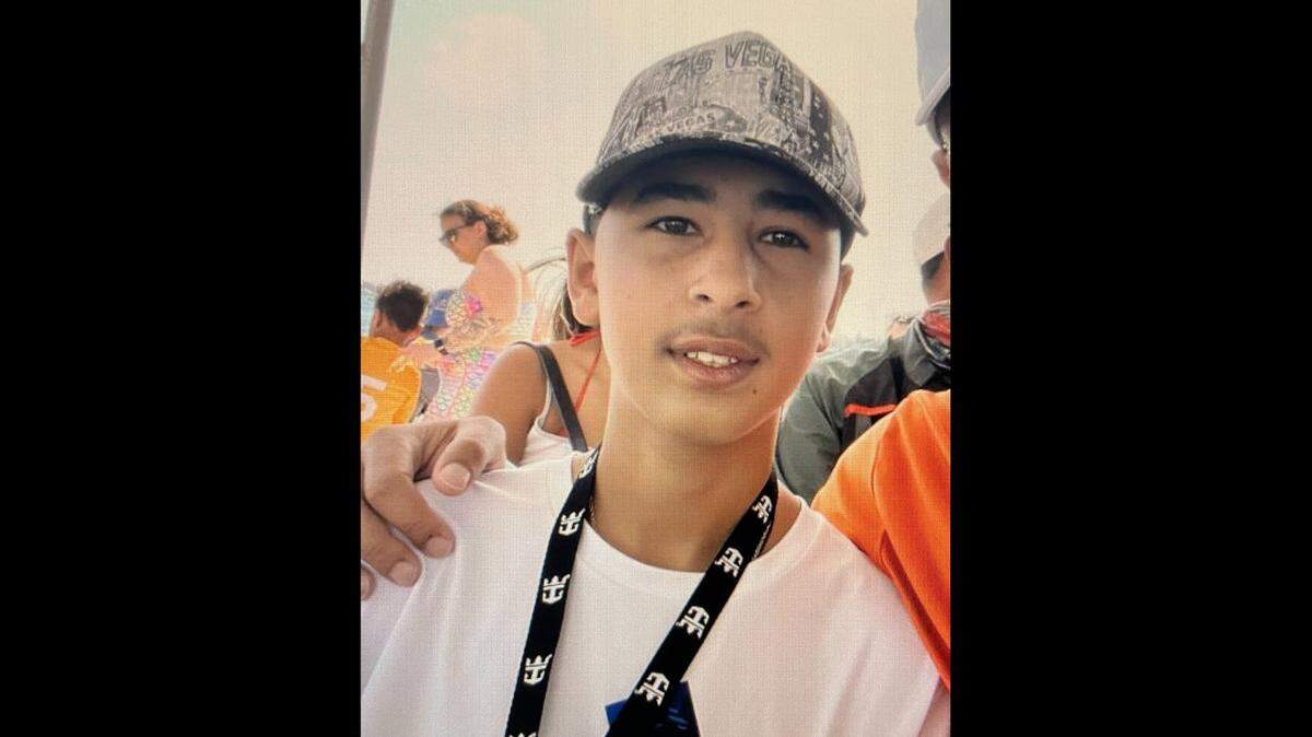 Luke Naguib, 14, was found safe after he had disappeared over the weekend, police said April 3, 2023.