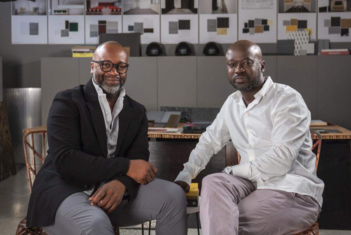 Artist Theaster Gates and architect Sir David Adjaye are collaborating with musician Bono to present the third RED auction to benefit HIV AIDS in the Miami Design District during Art Basel Week 2018.