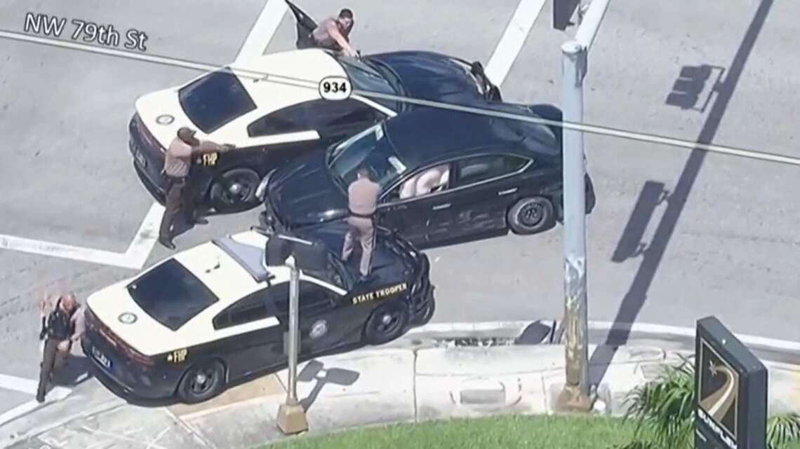 Chase ends in capture of man who stole woman’s car after fleeing hospital: cops