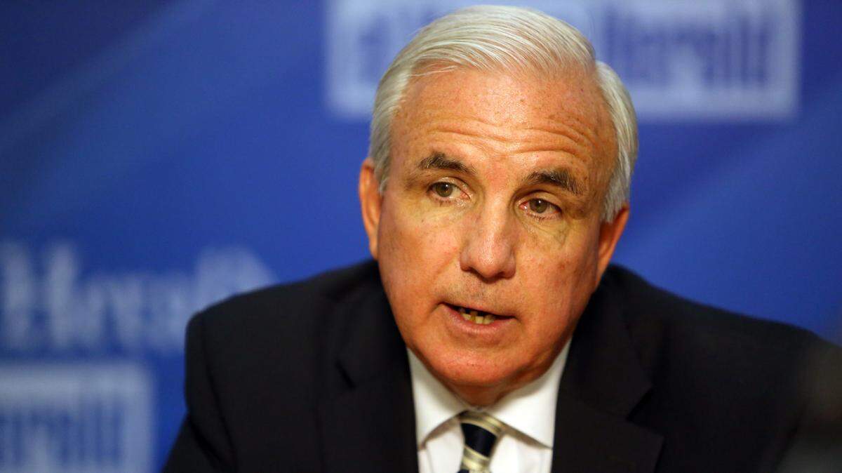 Miami-Dade County Mayor Carlos Gimenez during an August 2016 meeting with the Miami Herald Editorial Board. Term limits require him to leave office in 2020, and the race to replace him is expected to get crowded.