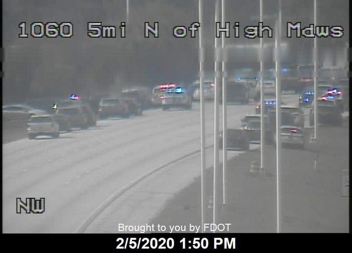 An officer-involved shooting shut down a stretch of Interstate 95 in both directions near Palm City.