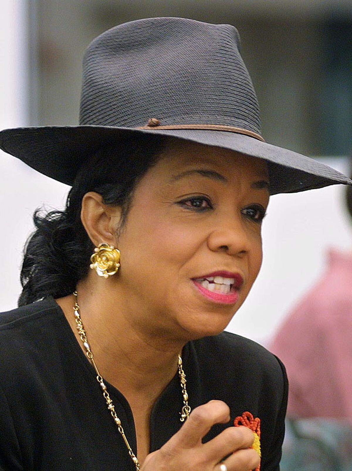 In 2002, Miami Florida Rep. Frederica Wilson.