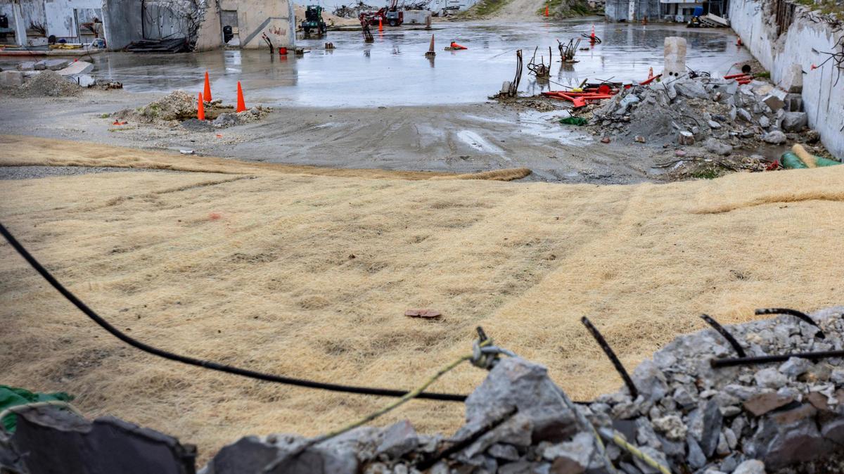 Site of Champlain Towers South, 88th Street and Collins Avenue in Surfside, June 22, 2023.