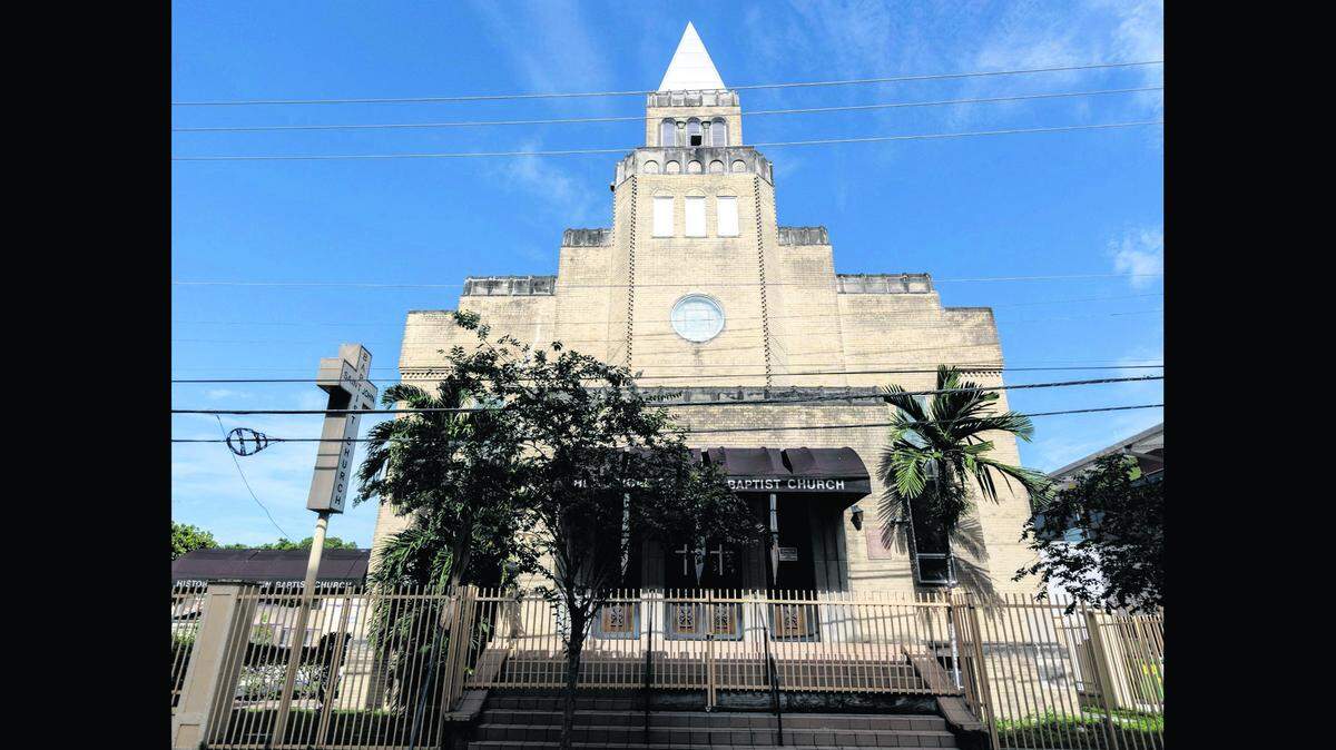 St. John Institutional Missionary Baptist Church, 1328 NW Third Ave., Miami. The church’s roots date to 1906, making it one of Miami’s oldest Black churches. The Southeast Overtown/Park West Community Redevelopment Agency recently purchased about $4 million of its debt, staving off foreclosure on three of its buildings.