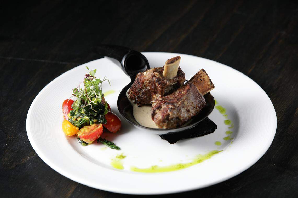 Lamb chops at Maska