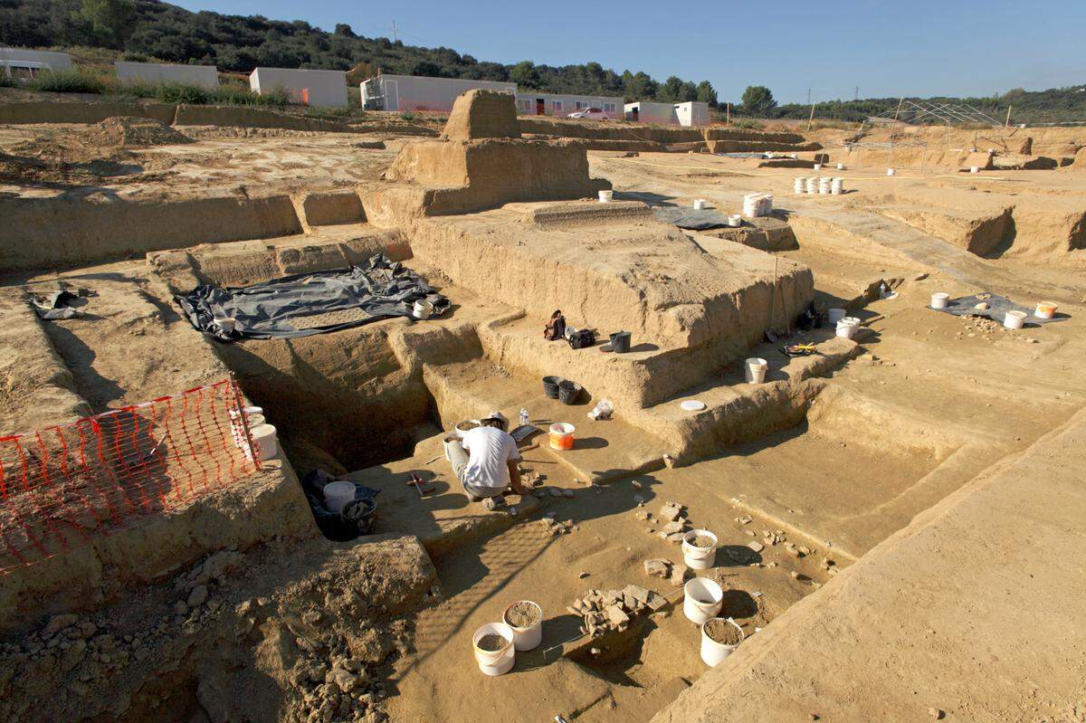 The Bellegarde archaeological site.