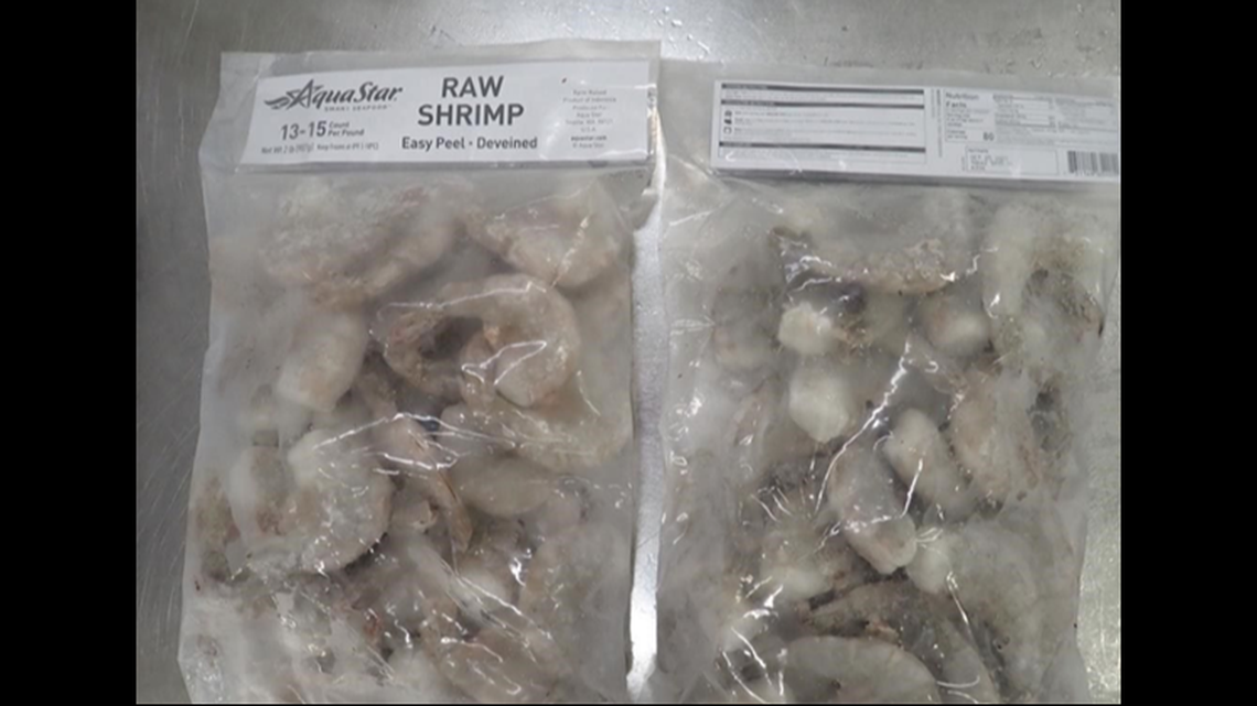 Recalled AquaStar 13/15 Raw Shrimp Easy Peel Deveined