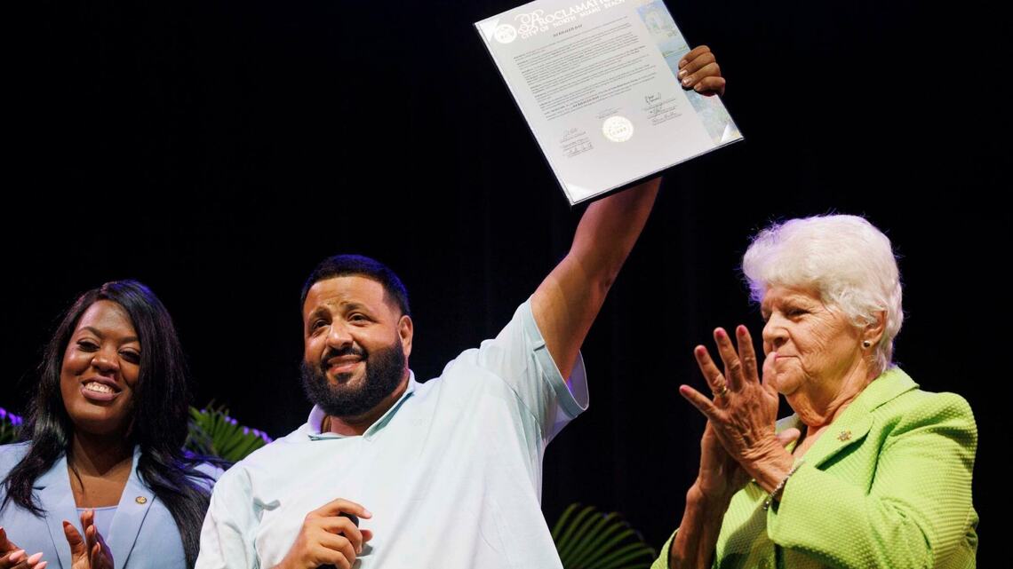 It’s not just any day. In North Miami Beach, it’s ‘DJ Khaled Day’