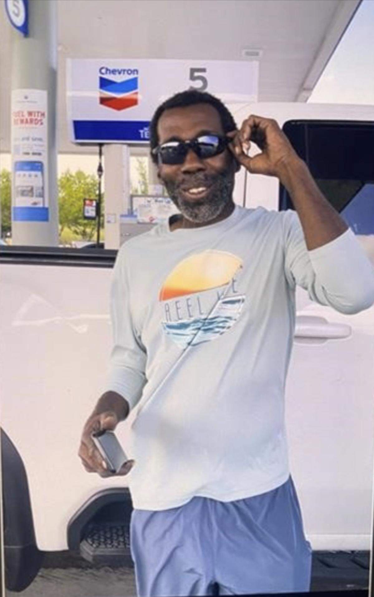 Authorities are searching for Harvin Woods, 51, who disappeared during a boat trip near Elliott Key on March 25, 2023.