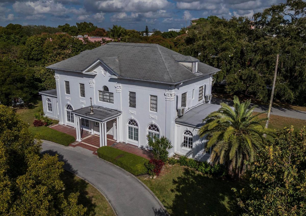 View of the Saints Peter and Paul Russian Orthodox Greek Catholic Church in Miami, one of Miami’s oldest Eastern Orthodox parishes, which also happens to be the restored home of Miami’s first mayor. 