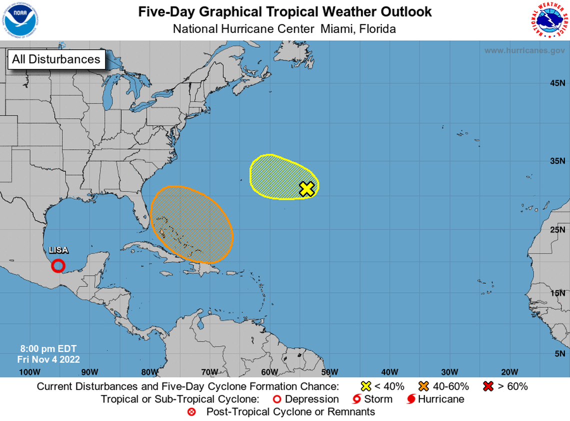 A depression could form next week and bring stormy weather to Florida.