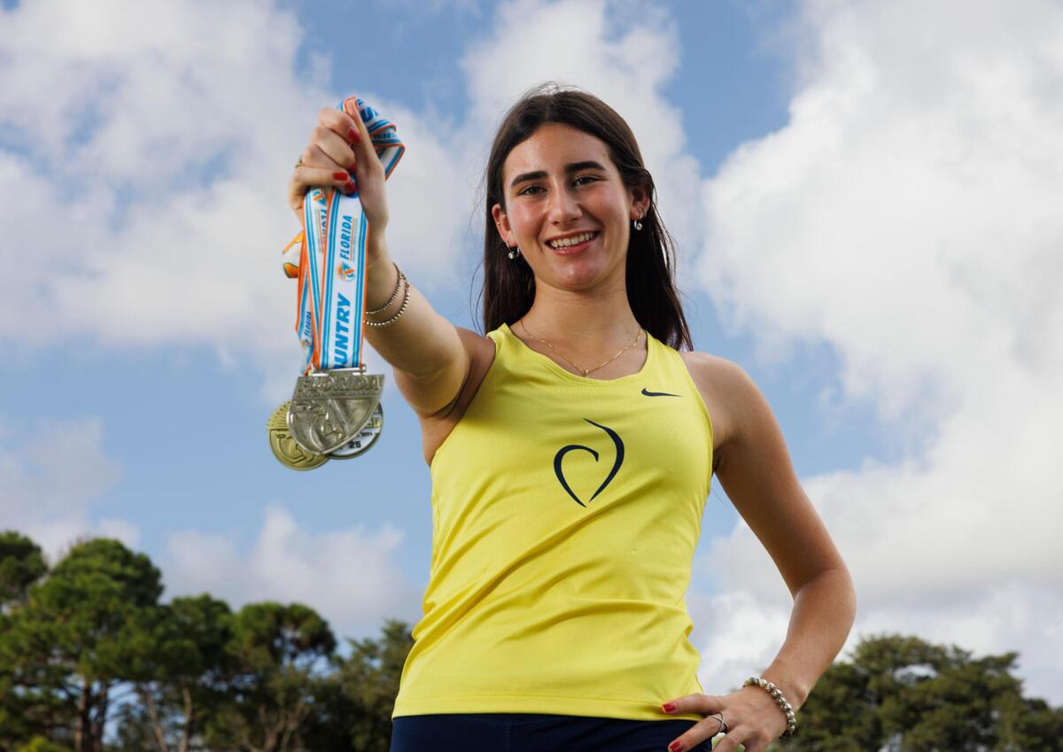 Carrollton’s Grace Aldrich is the Miami Herald’s girls’ cross-country Runner of the Year after finishing state runner-up in Class 2A.
