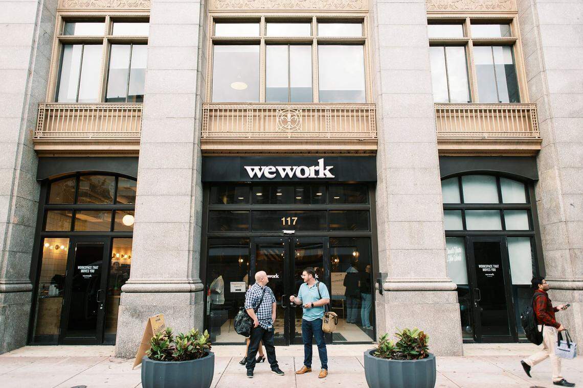 WeWork made a splash when it opened in downtown’s Security Building in 2017. WeWork closed that office recently after being swept up in a foreclosure suit there.