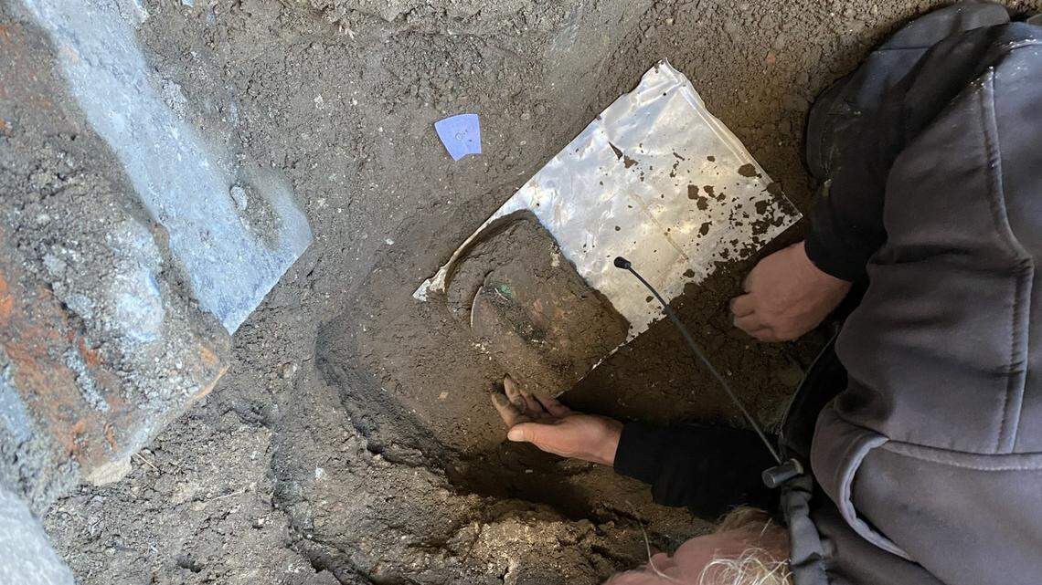 Archaeologists discovered a medieval cemetery during building renovations in Hungary.