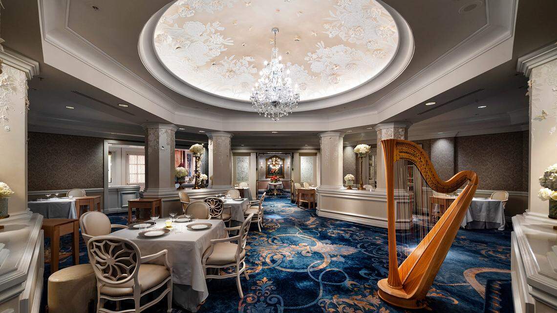 Victoria & Albert’s, which serves contemporary cuisine at Disney’s Grand Floridian Resort in Orlando, earned a Michelin star.