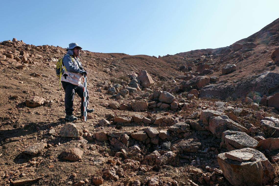 Some steps along one of the Inca trails.