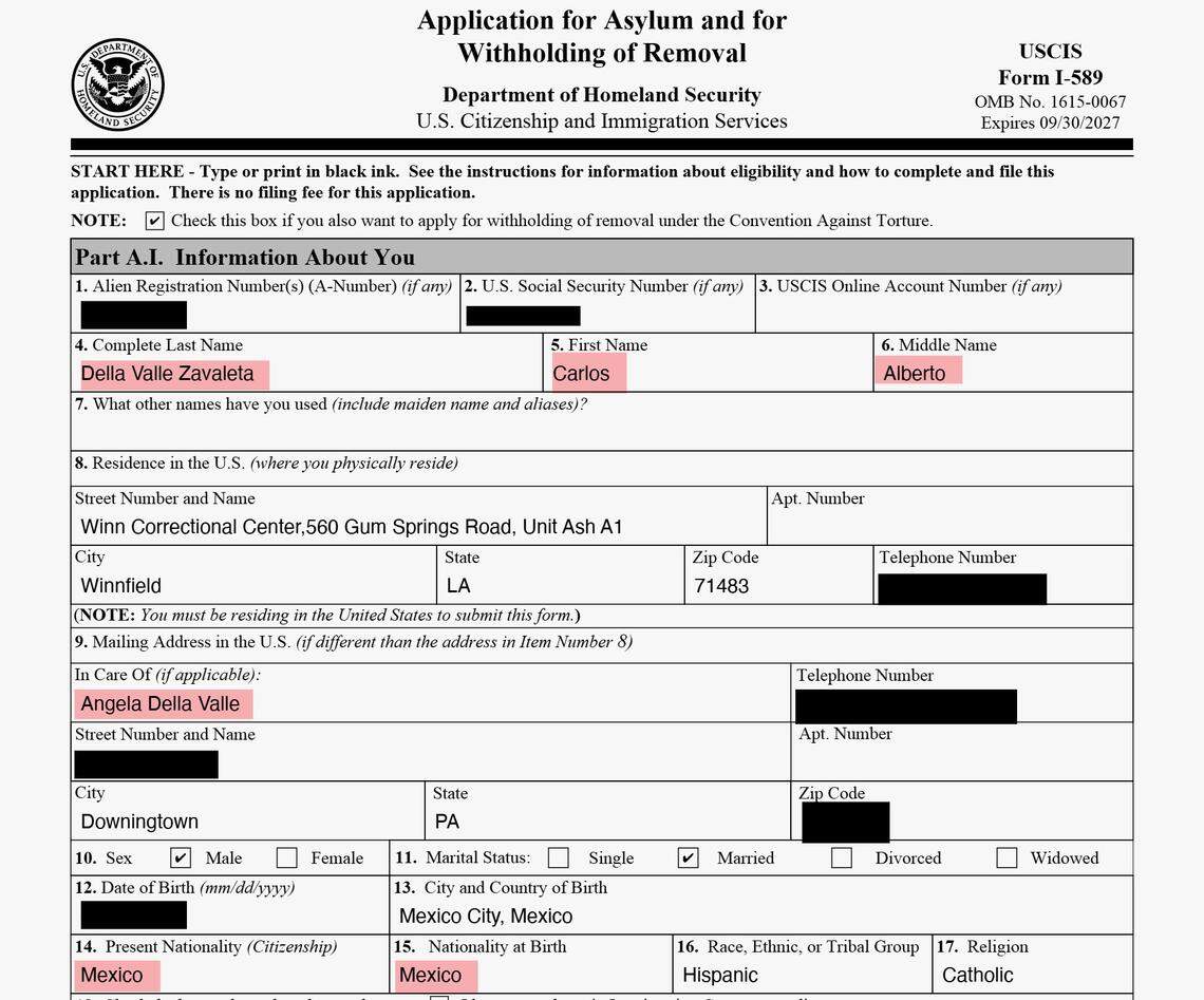 Despite submitting evidence that he would be subjected to more violence, Carlos’s petition to no be deported was denied.