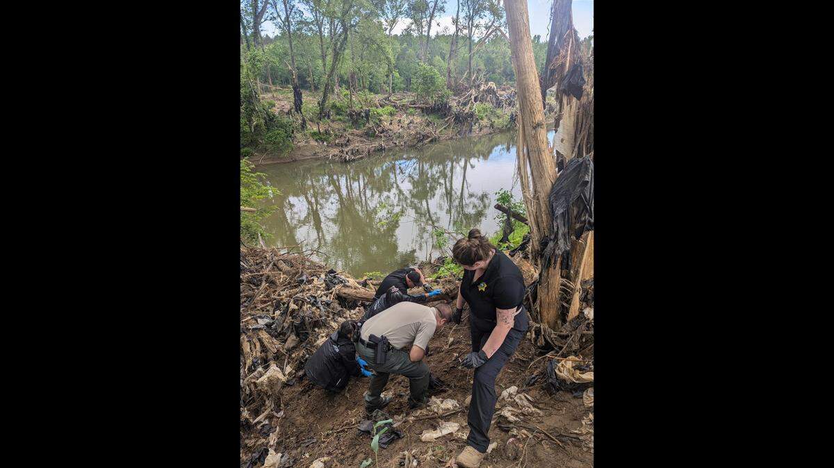 Washington County Sheriff Keith Sexton says the remains of Steven Cloyd were found by crews removing debris along the Nolichucky River in Tennessee.