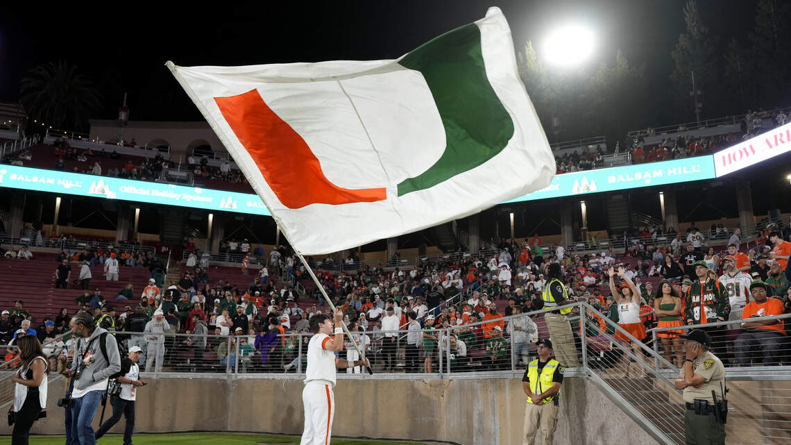 Where the Miami Hurricanes rank in AP poll after win over Stanford Cardinal