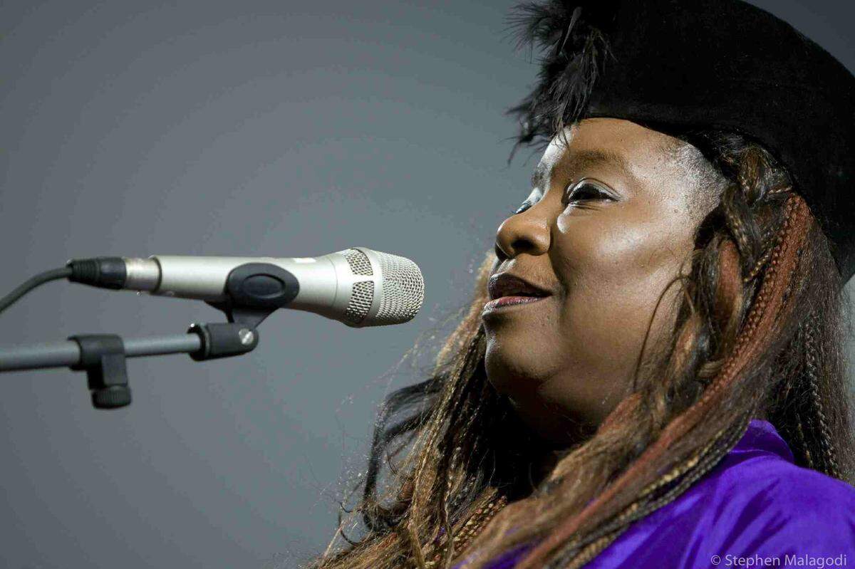 South Florida jazz singer Alice Day in performance.