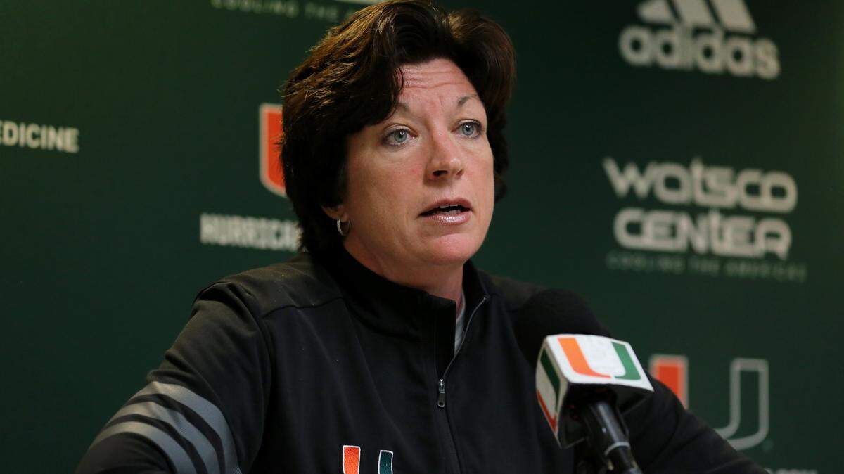 University of Miami women’s basketball coach Katie Meier on Boston College’s 79-66 win over the Hurricanes: “Sometimes you have to tip your hat to the other team and say, `Wow.”’’