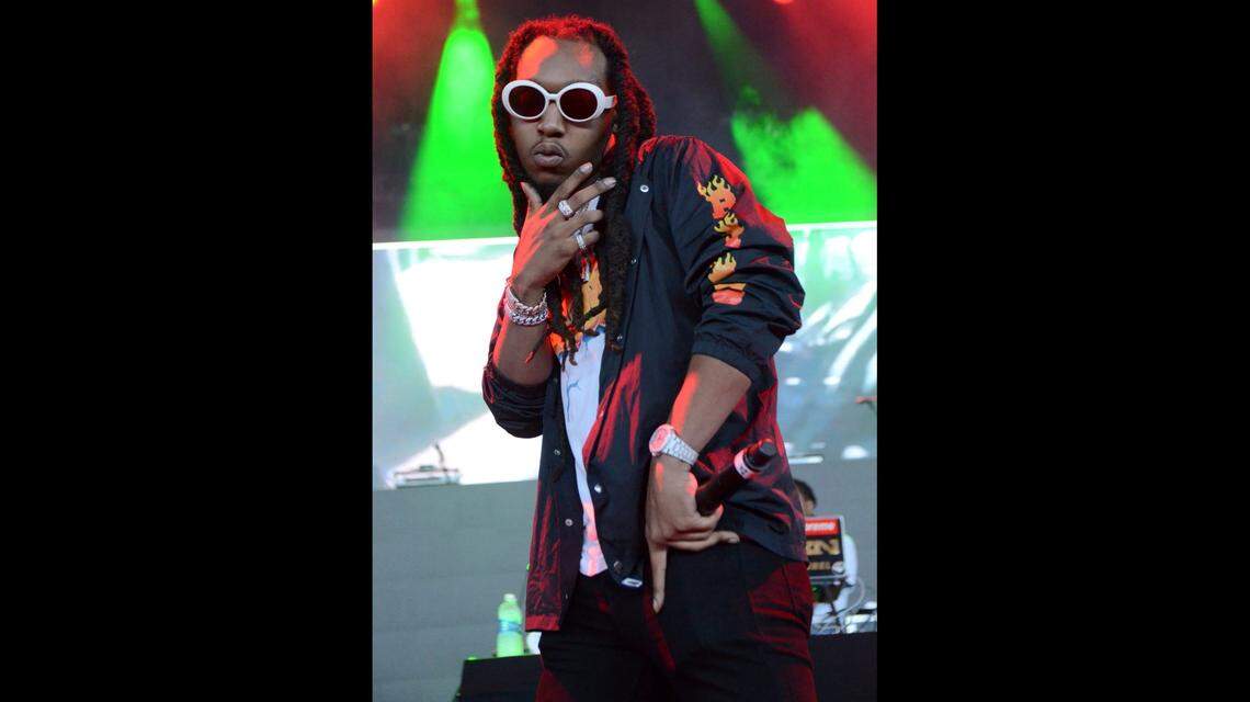 Rapper Takeoff, one-third of the Grammy-nominated group Migos, was shot and killed in Houston early Tuesday. He was 28. The rapper, whose real name was Kirshnik Khari Ball, was in Houston with Quavo, Takeoff’s uncle and another member of Migos, celebrating the birthday of Jas Prince, a music promoter.
