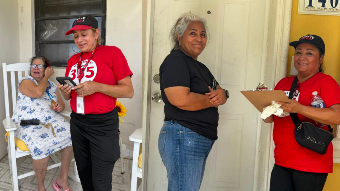 Miami unions knocked on 32,000 doors. This is what Hispanic voters told them