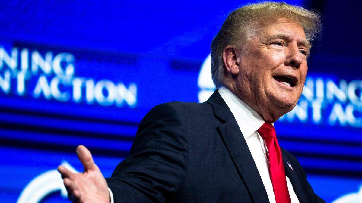 During his first post-presidency visit to Arizona, former President Donald J. Trump spoke at the Rally to Protect Our Elections! sponsored by Turning Point Action at the Arizona Federal Theatre in Phoenix, July 24, 2021.