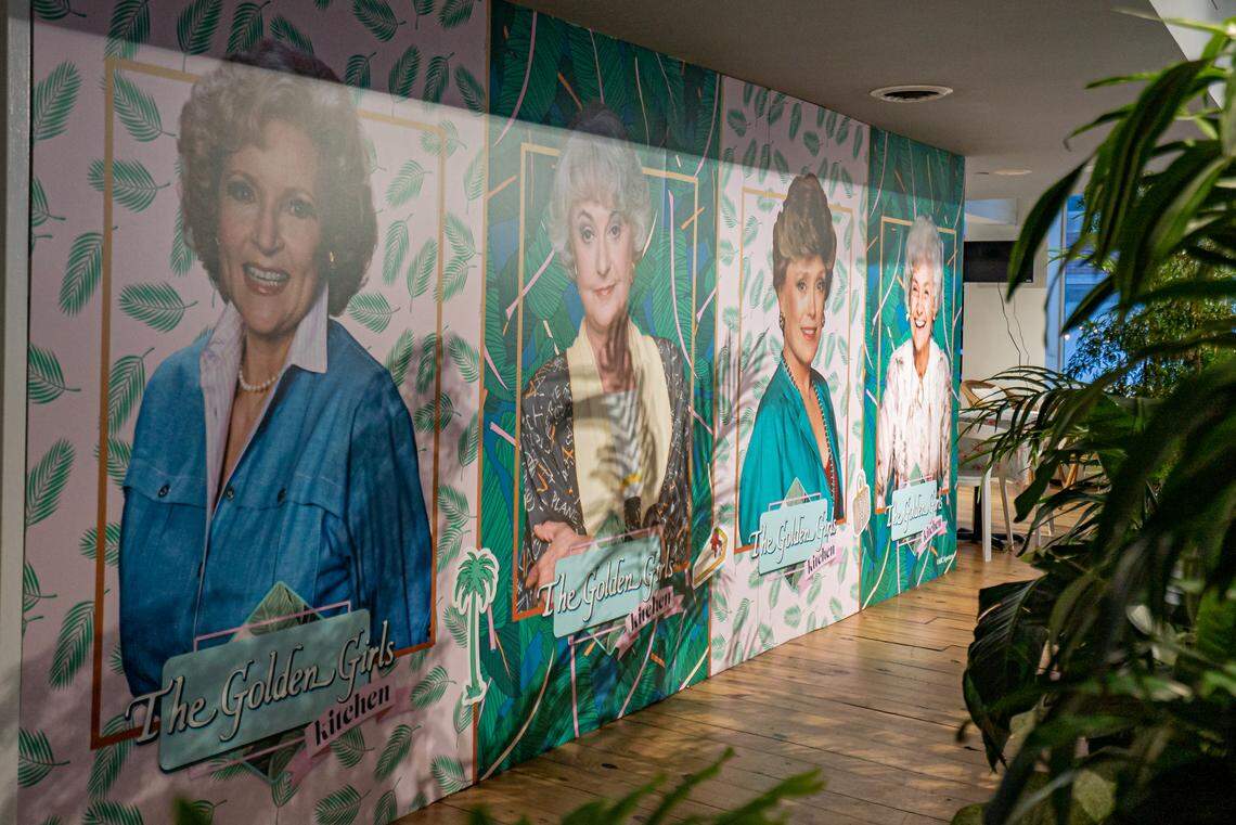 “Golden Girls,” which the new pop-up in Wynwood celebrates, starred Betty White, Bea Arthur, Rue McClanahan and Estelle Getty.