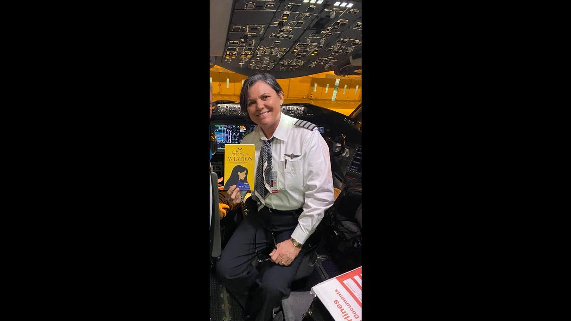 Linda Pauwels, the first Hispanic woman to captain an American Airlines flight, is also a published poet.