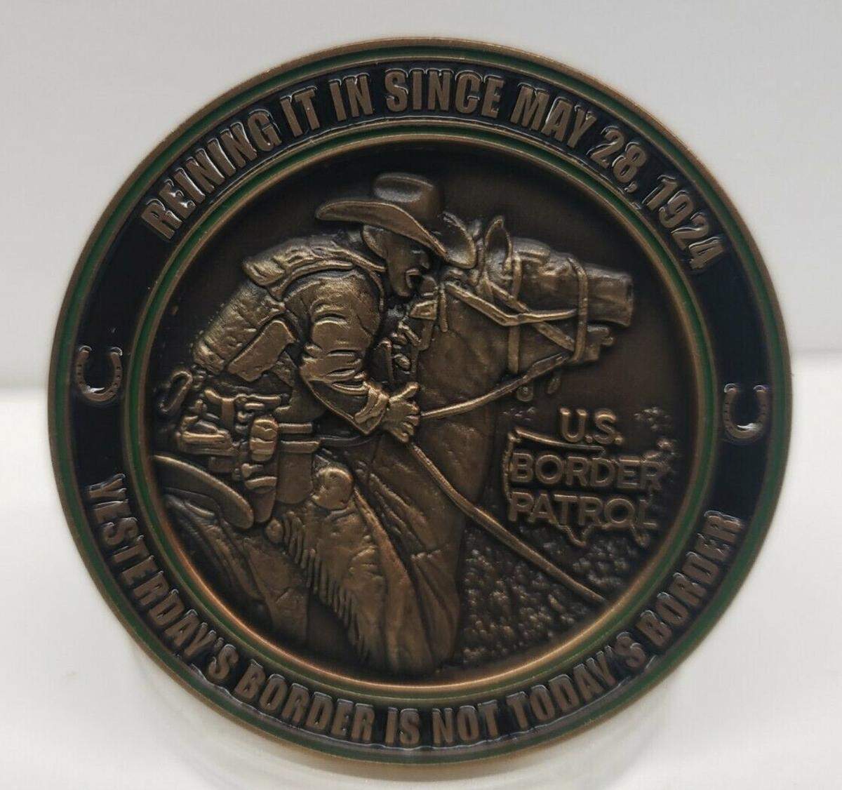 An unofficial challenge coin memorializing the treatment of Haitian migrants in Del Rio, Texas, last summer is circulating among border patrol officers.