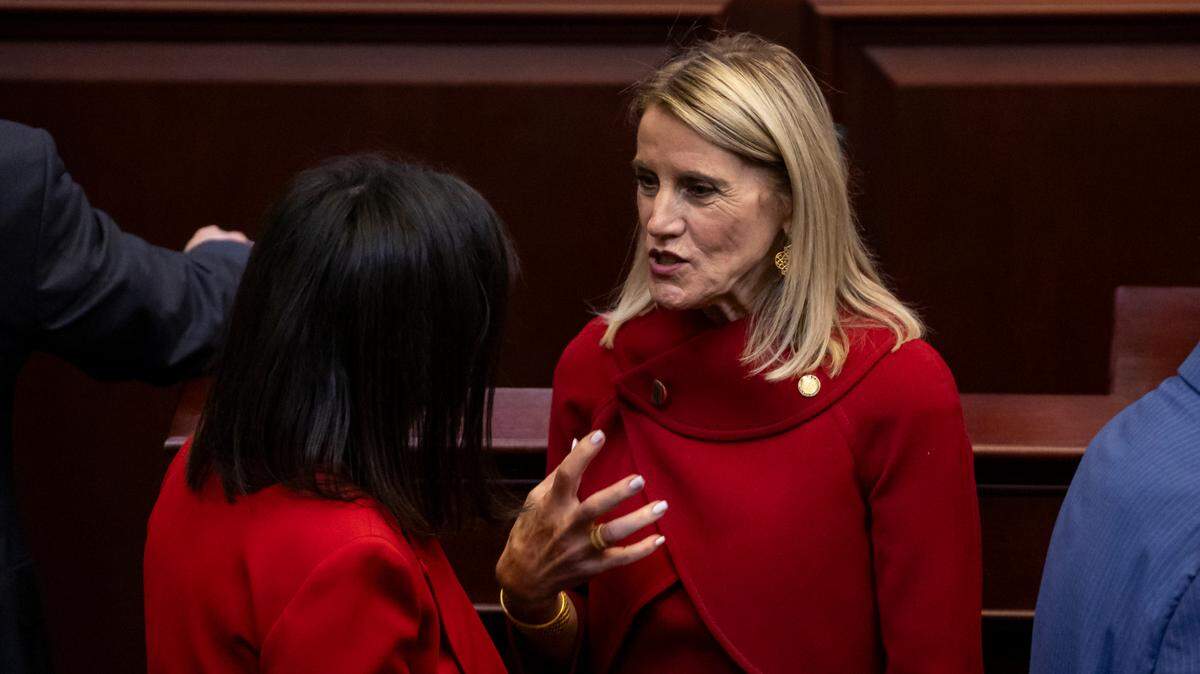 Florida State Rep. Vicki Lopez, R-Miami, attends the first day of the legislative session at the Florida State Capitol on Tuesday, March 4, 2025, in Tallahassee, Fla.
