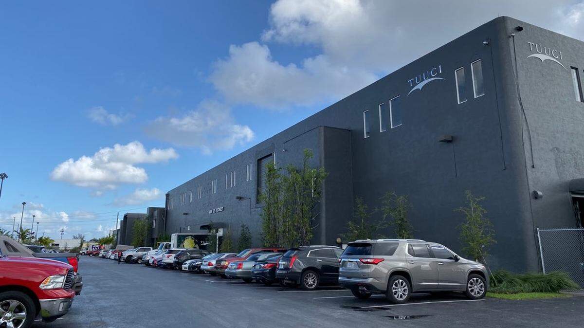 The umbrella manufacturing company Tuuci leases the warehouse space at 1000 SE Eighth Street, which sold on Friday for $26.8 million.