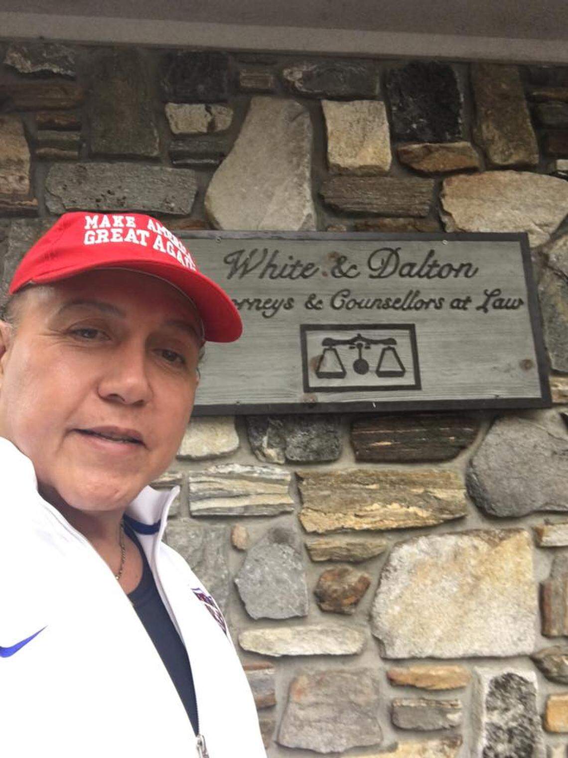 Cesar Sayoc, the Aventura man arrested in the string of pipe bombs sent to prominent critics of President Donald Trump, wears a Make America Great Again hat.