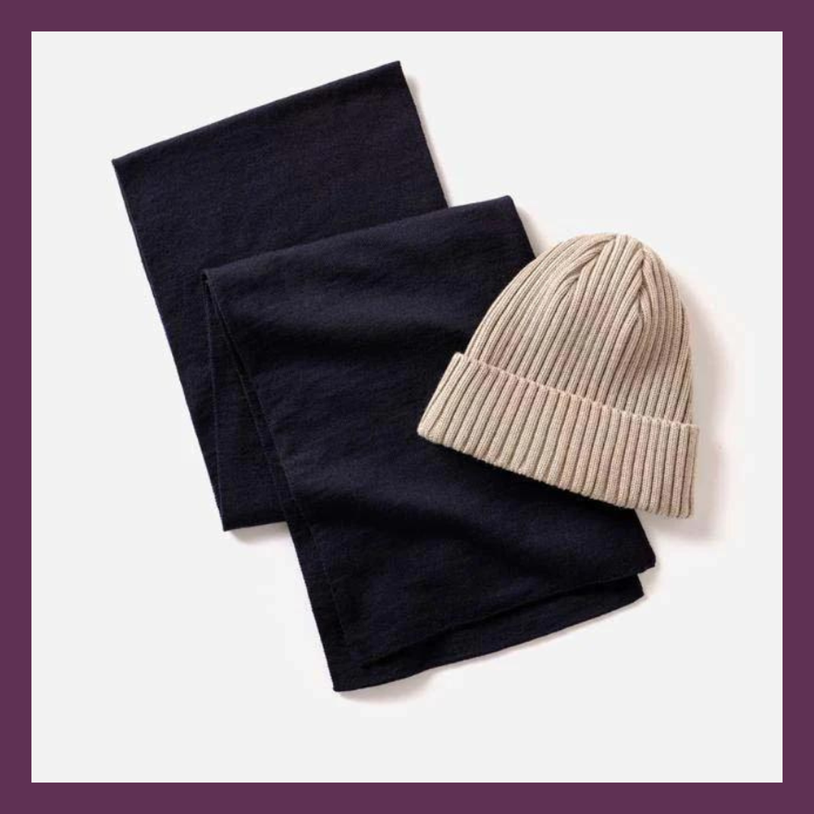 Unbound Merino Beanie and Scarf Bundle