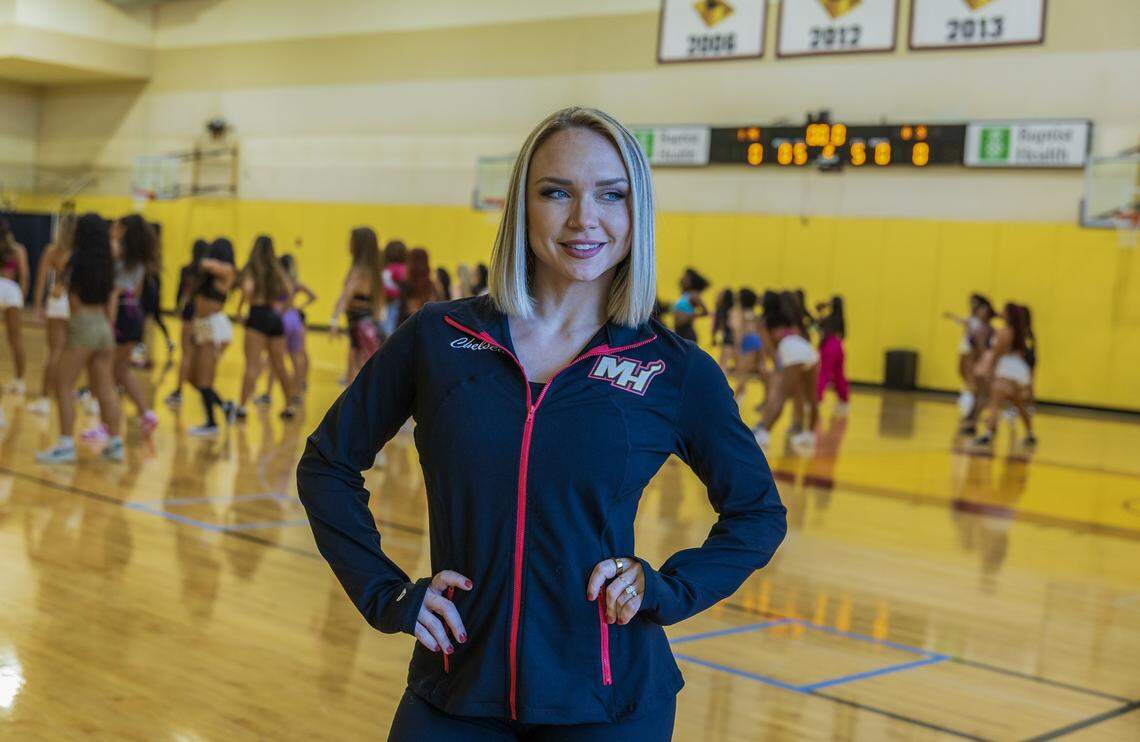 Chelsea Varsaci, lawyer and Miami Heat dance team leader.