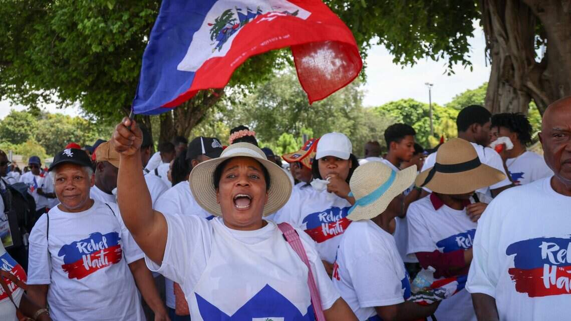 Thousands in South Florida protest violence, corruption in Haiti. Take a look for yourself