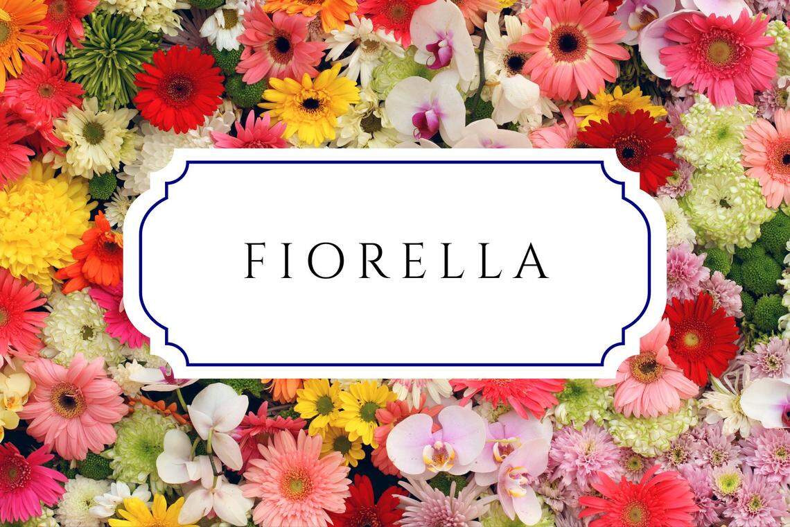 baby names that mean gift fiorella