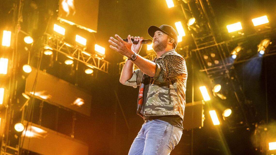 Luke Bryan performs during CMA Fest 2022 in Nashville, Tennessee, in June. He recently performed in Jacksonville, brought Gov. DeSantis on stage and caused a Twitter stir.