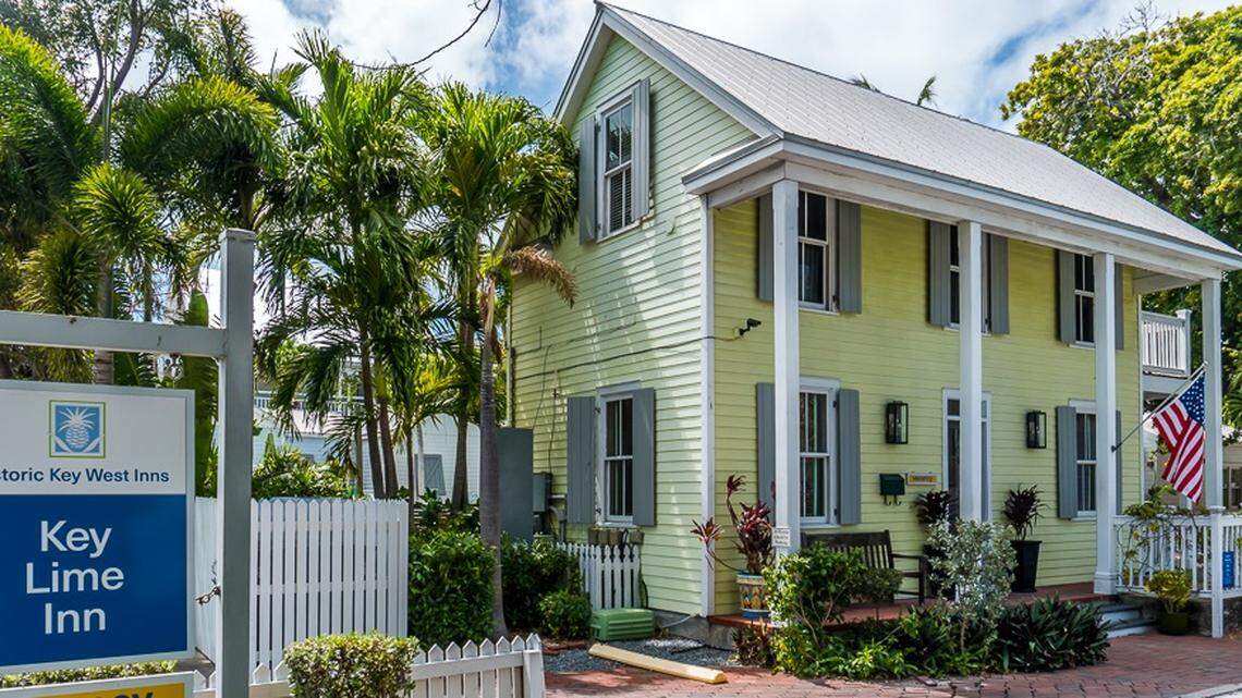 The Key Lime Inn is one of the oldest buildings in Key West, dating back to 1854.