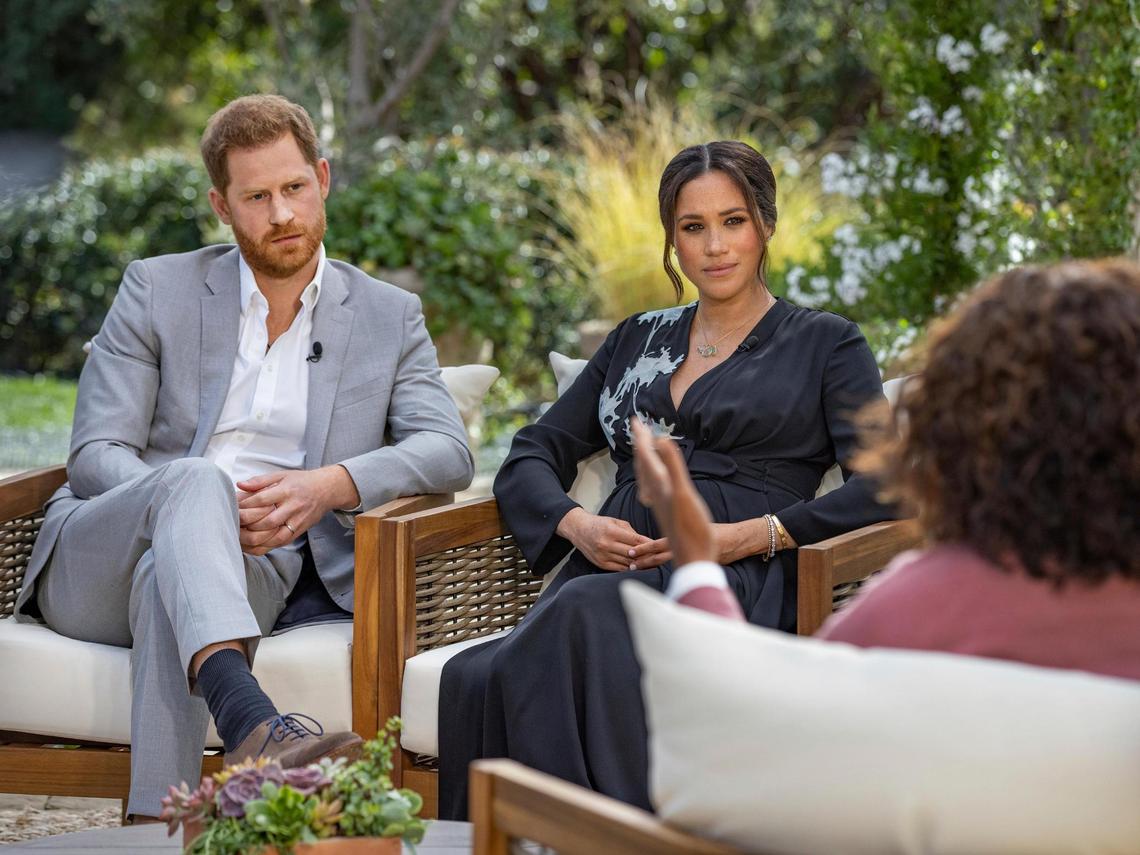 Prince Harry and Meghan, Duchess of Sussex, are interviewed by Oprah as part of their ongoing effort to avoid media scrutiny.