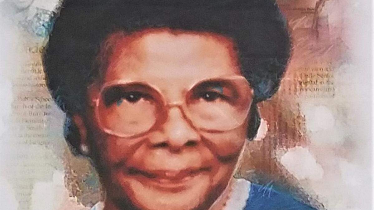 Lenora Braynon Smith became the first black Teacher of the Year in Miami-Dade Public Schools and the first black Teacher of the Year in Florida. Lenora Braynon Smith Elementary School, 4700 NW 12th Ave, Miami, is named after her. This photo is of a portrait of her that hangs in the school.