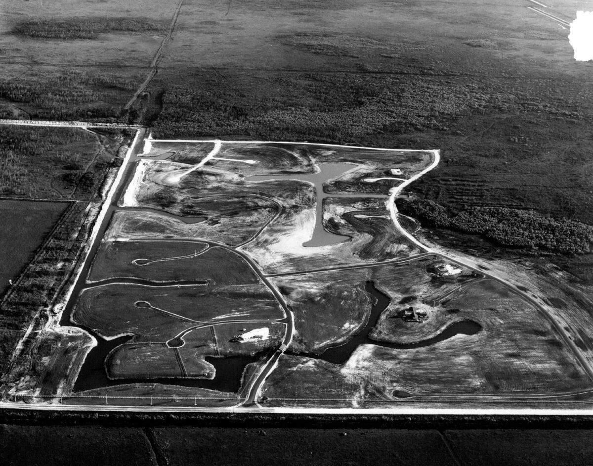 The Coral Springs Hills section of the city as it looked in 1965. 