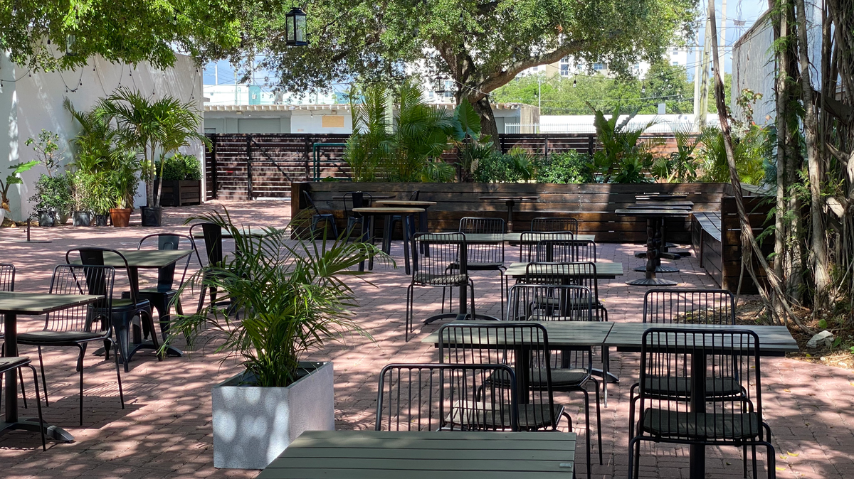 Rosie’s moves into the open venue that is actually the backyard of their future restaurant.