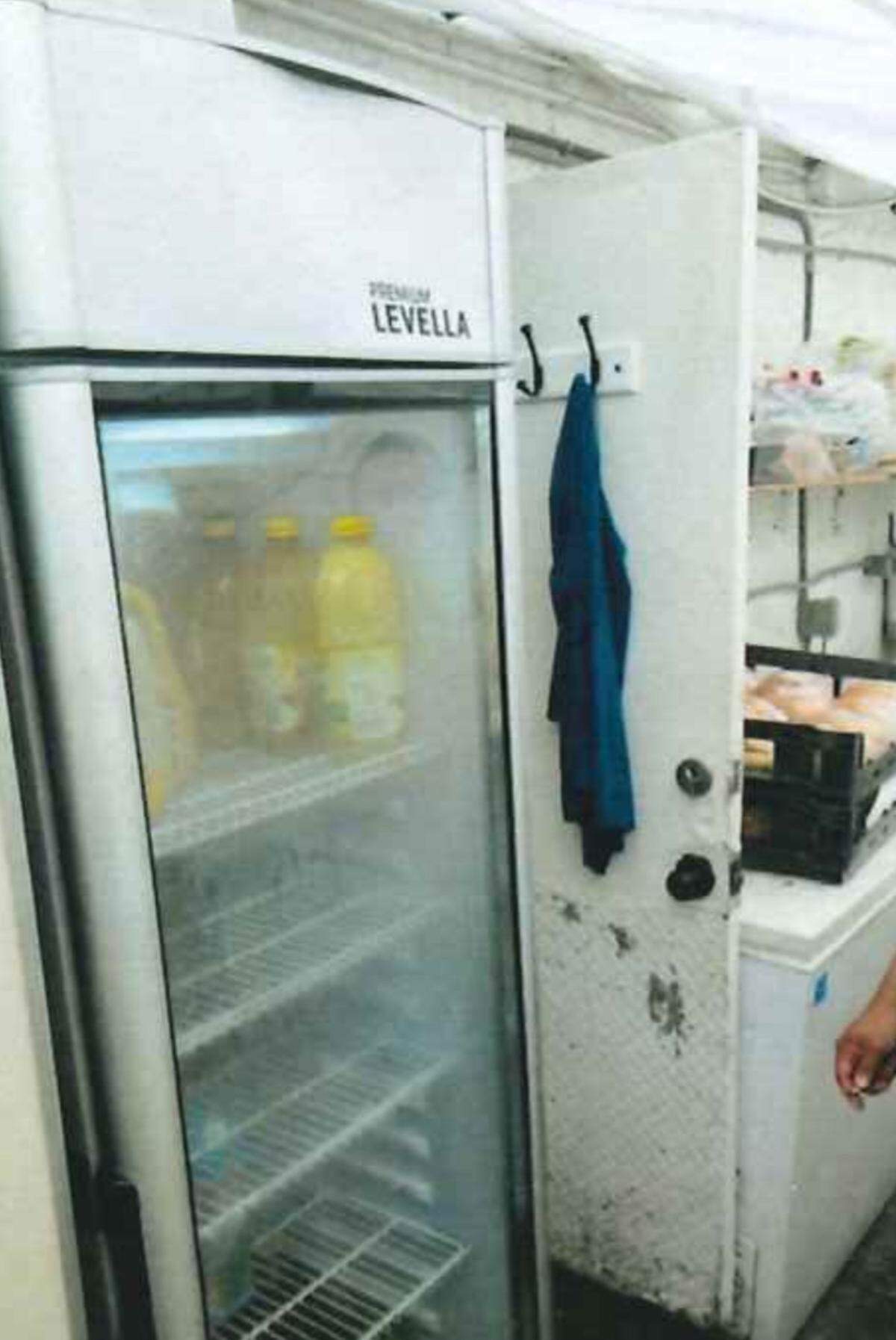 Miami-Dade County prosecutors say former School Board member Lubby Navarro bought this refrigerator for an ex-boyfriend’s juice bar near Hollywood. 