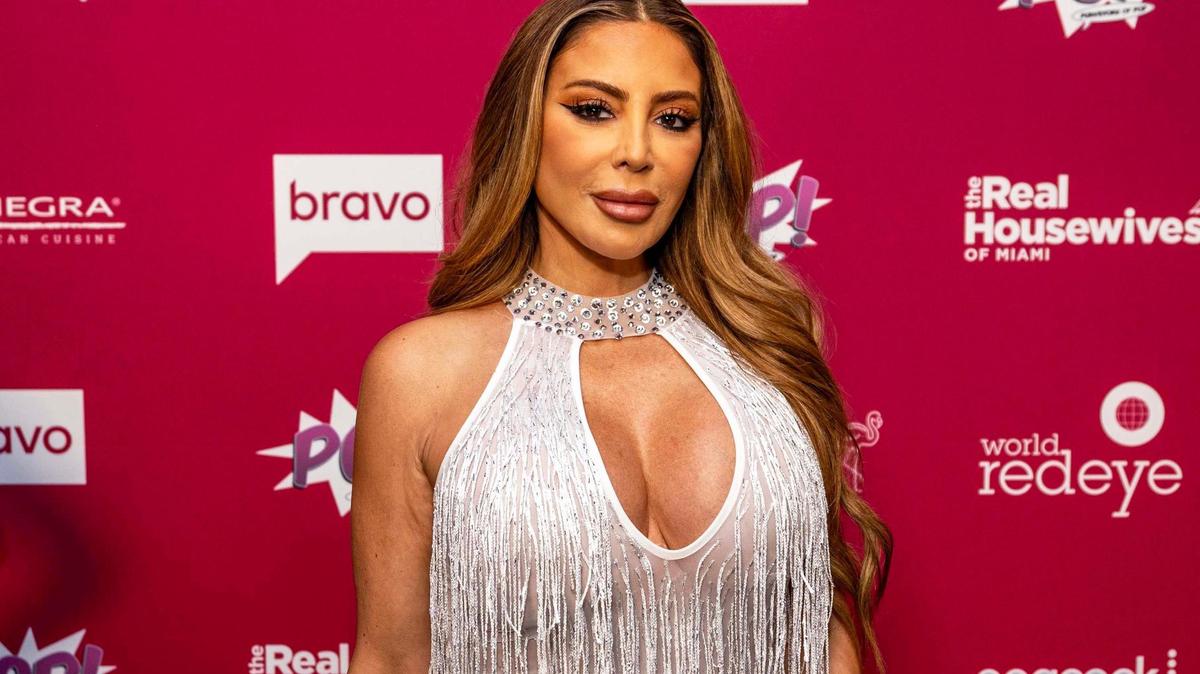 Larsa Pippen strikes a pose during The Real Housewives of Miami season seven premiere at Rosa Negra Miami Restaurant: Latin American Steakhouse on Tuesday, June 10, 2025, in Miami, Fla.